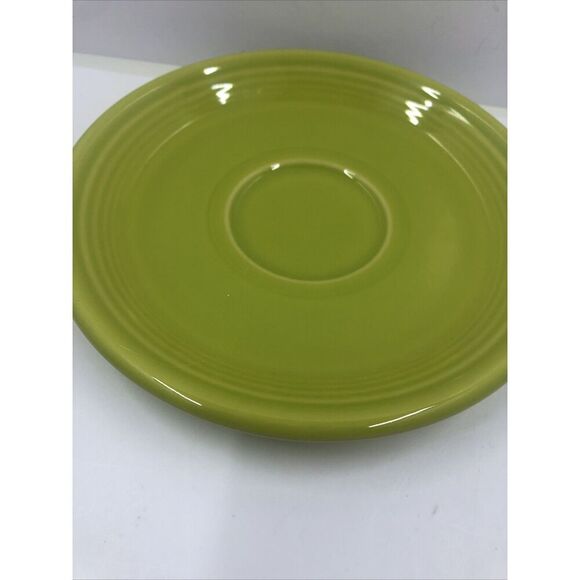 Fiestaware Coffee Tea Cup and Saucer Set Retired Lemongrass Green HLC- BBBC - Picture 12 of 16